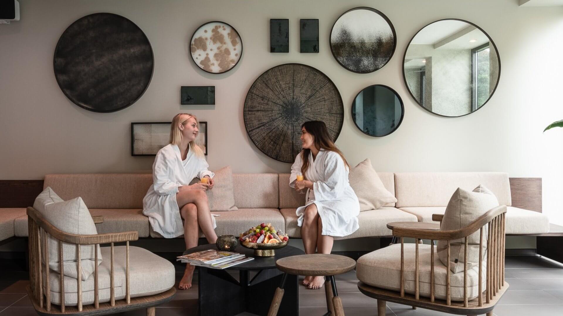 Relaxavdelningens lounge Villa Lovik