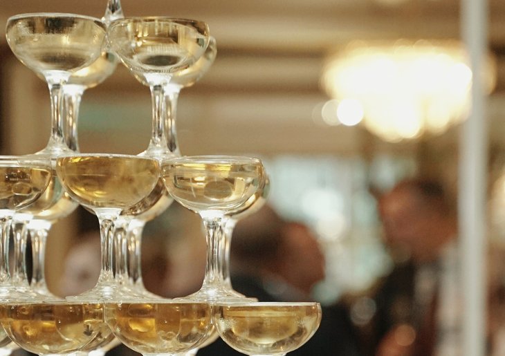 Nyårsfirande på Villa Lovik, Lidingö